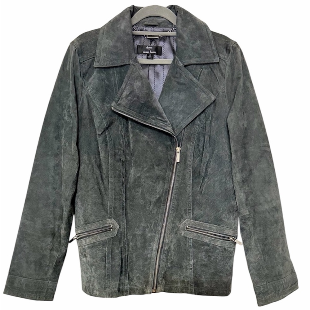 Vintage Dennis Basso Suede Leather Jacket – Women’s XS oversized